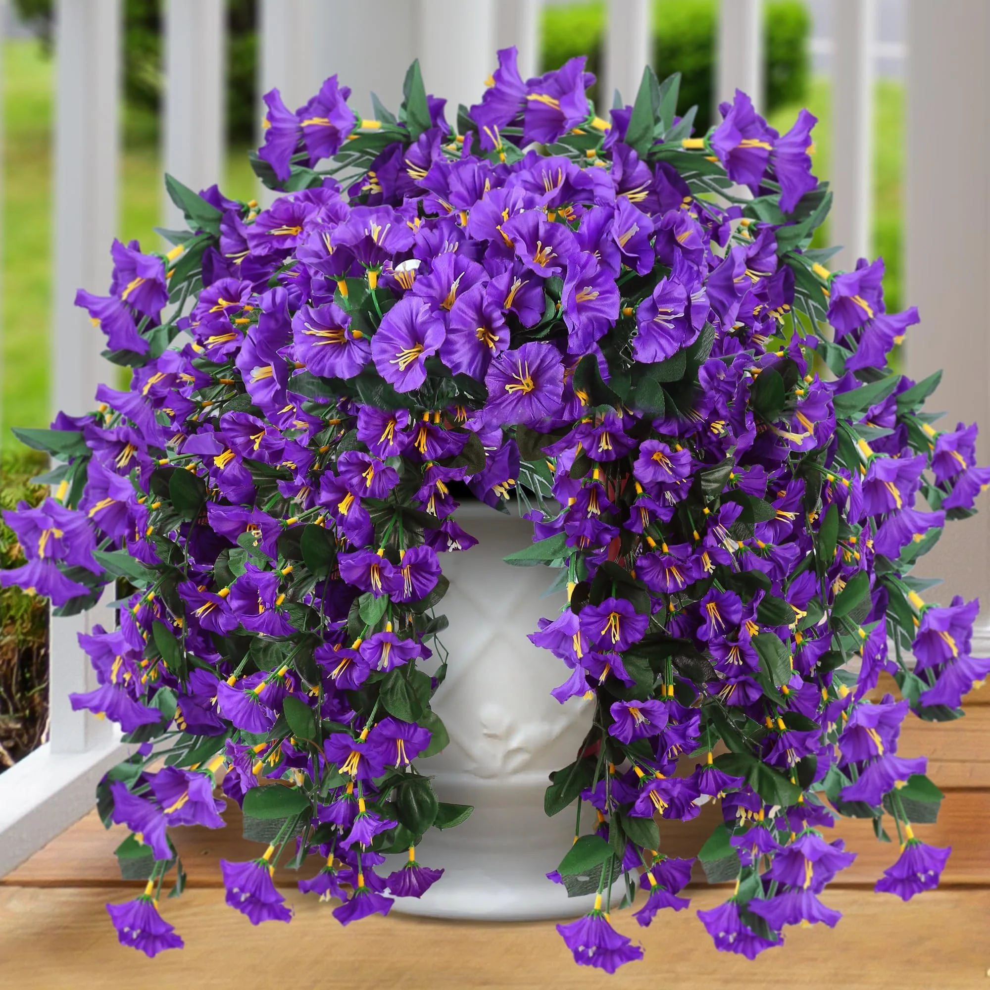 💖Im Angebot – Künstliche Hängeblumen – UV-beständig, wasserdicht, windfest - Image 10