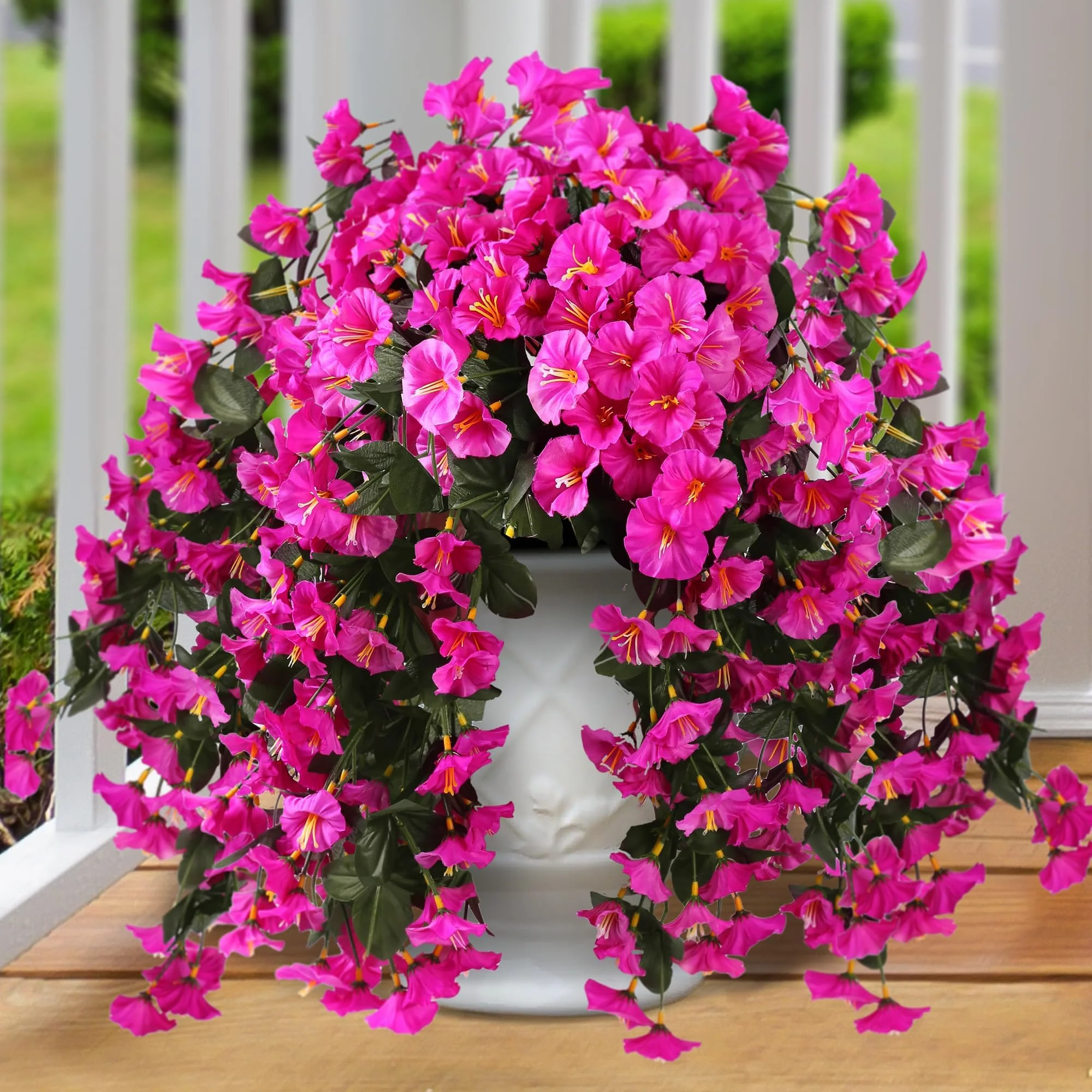 💖Im Angebot – Künstliche Hängeblumen – UV-beständig, wasserdicht, windfest - Image 11