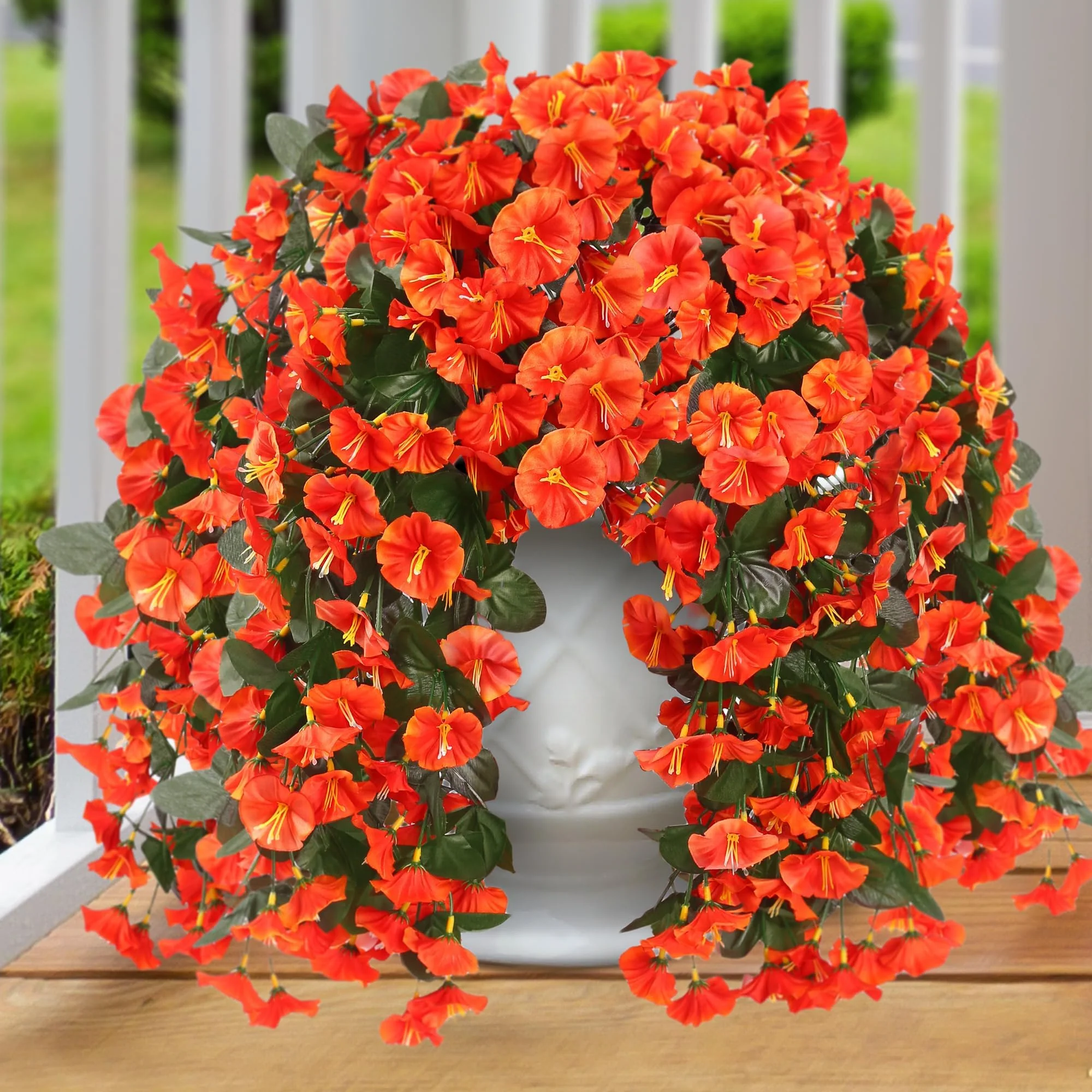 💖Im Angebot – Künstliche Hängeblumen – UV-beständig, wasserdicht, windfest - Image 12