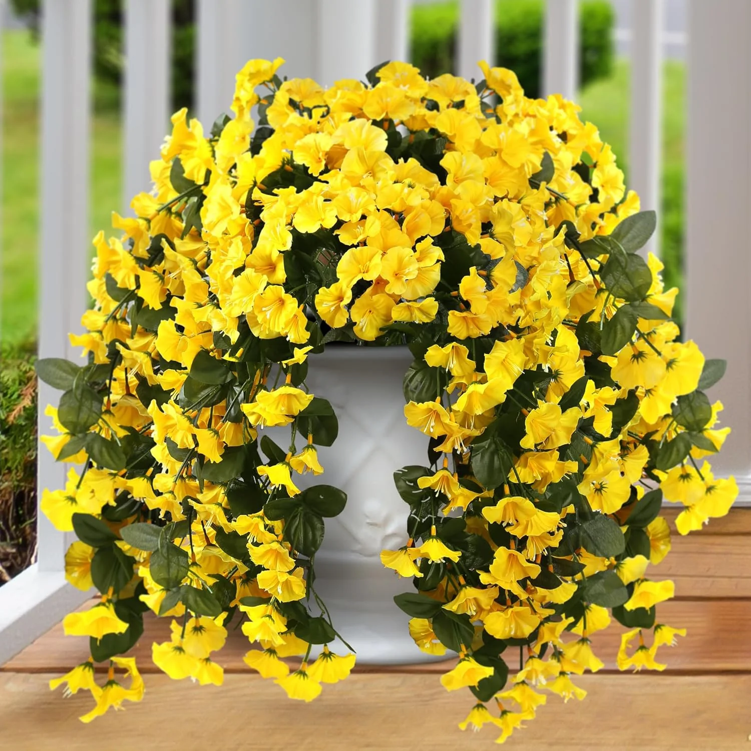 💖Im Angebot – Künstliche Hängeblumen – UV-beständig, wasserdicht, windfest - Image 13