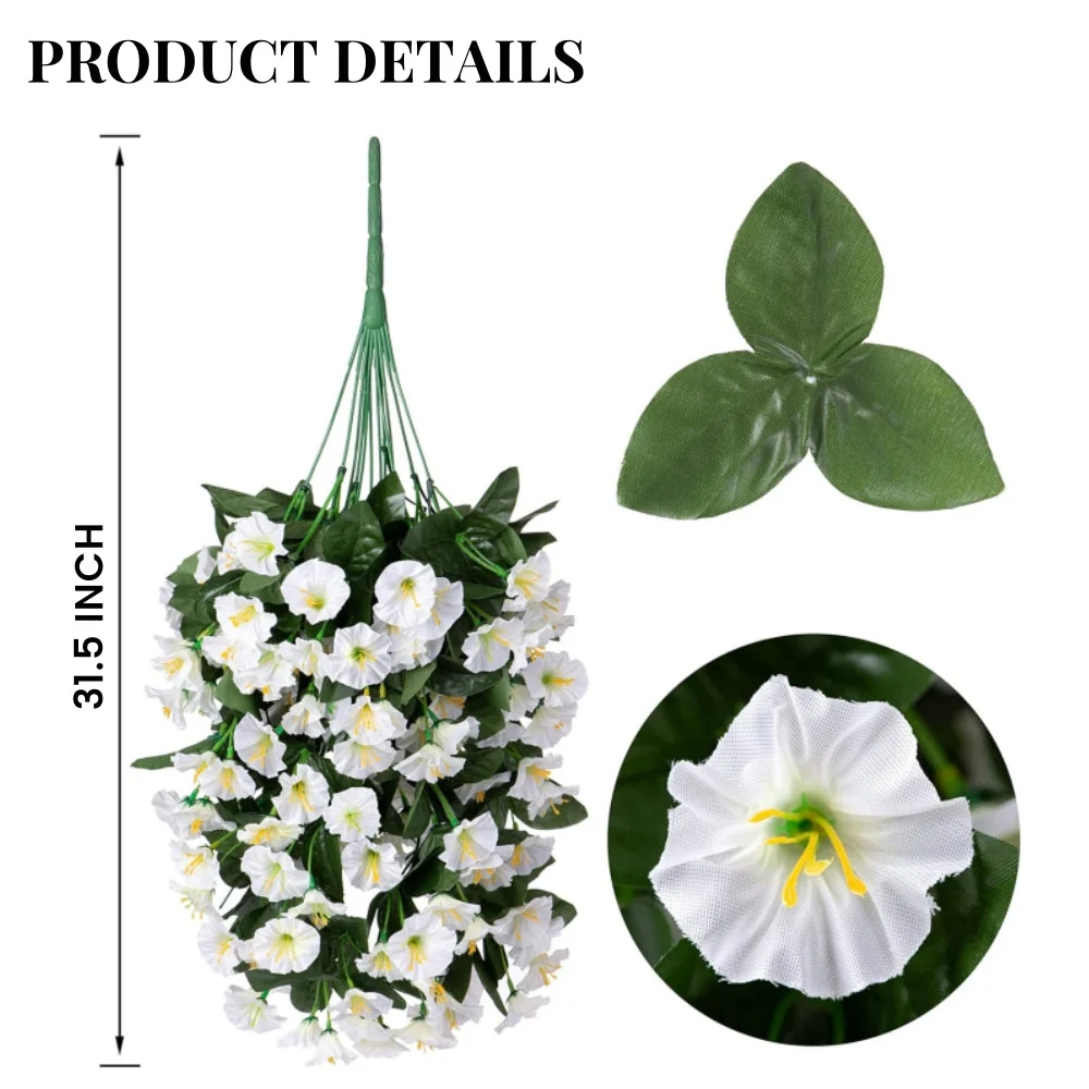 💖Im Angebot – Künstliche Hängeblumen – UV-beständig, wasserdicht, windfest - Image 3