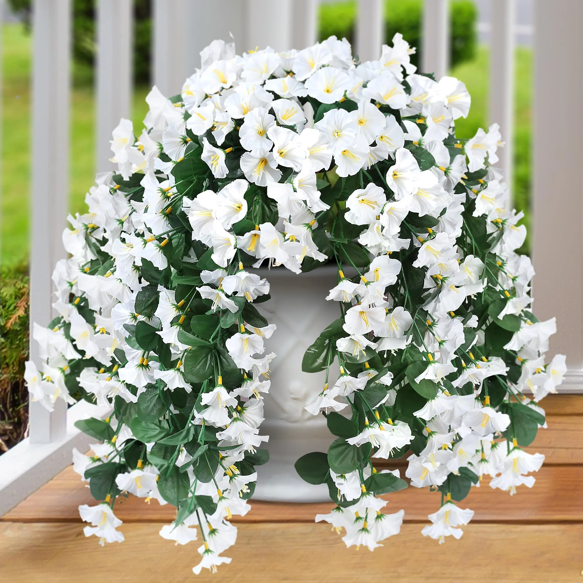 💖Im Angebot – Künstliche Hängeblumen – UV-beständig, wasserdicht, windfest - Image 7