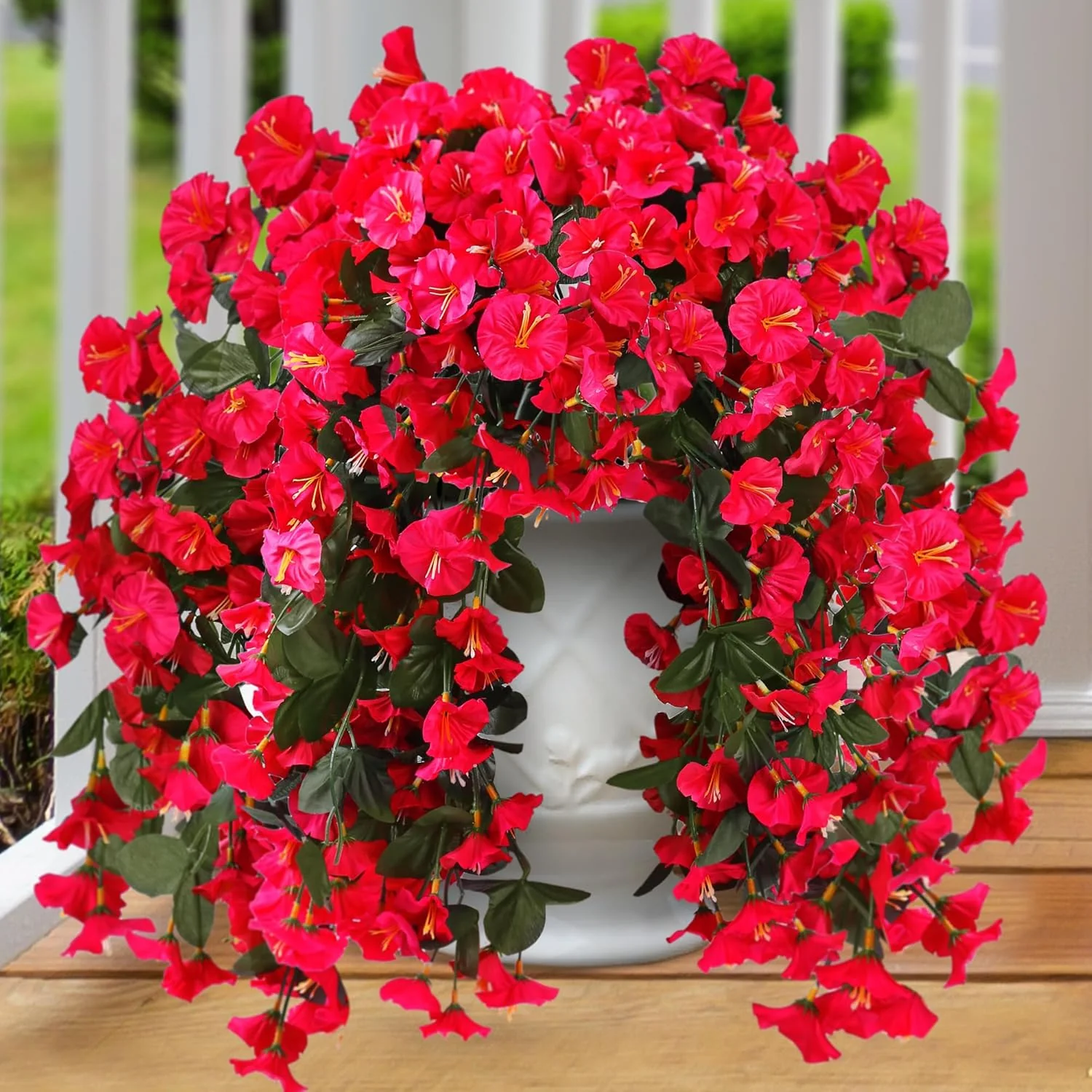 💖Im Angebot – Künstliche Hängeblumen – UV-beständig, wasserdicht, windfest - Image 8