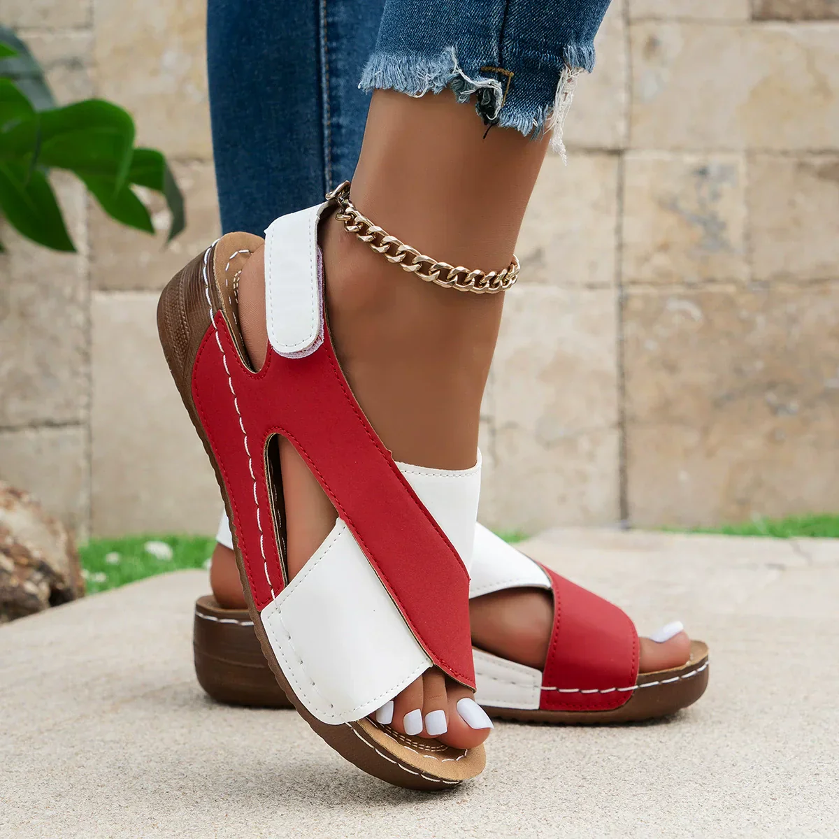 💖Superbequeme orthopädische Keilsandalen für Damen🏖️ - Image 2