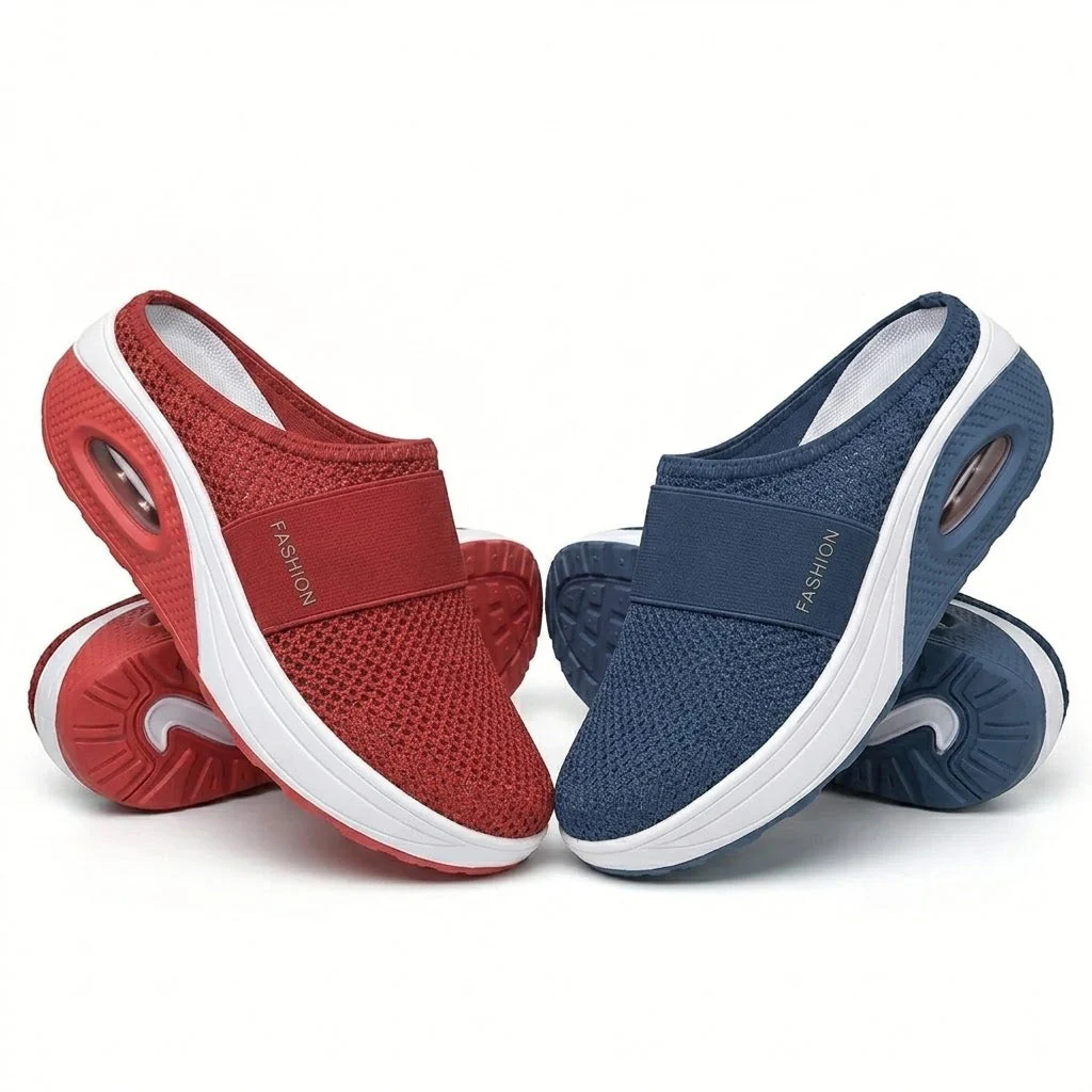💖LETZTER TAG SALE – 80 % RABATT ✨ BQODQO® Luftpolster Slip-on Walking Schuhe mit Fußgewölbeunterstützung, für Damen - Image 9