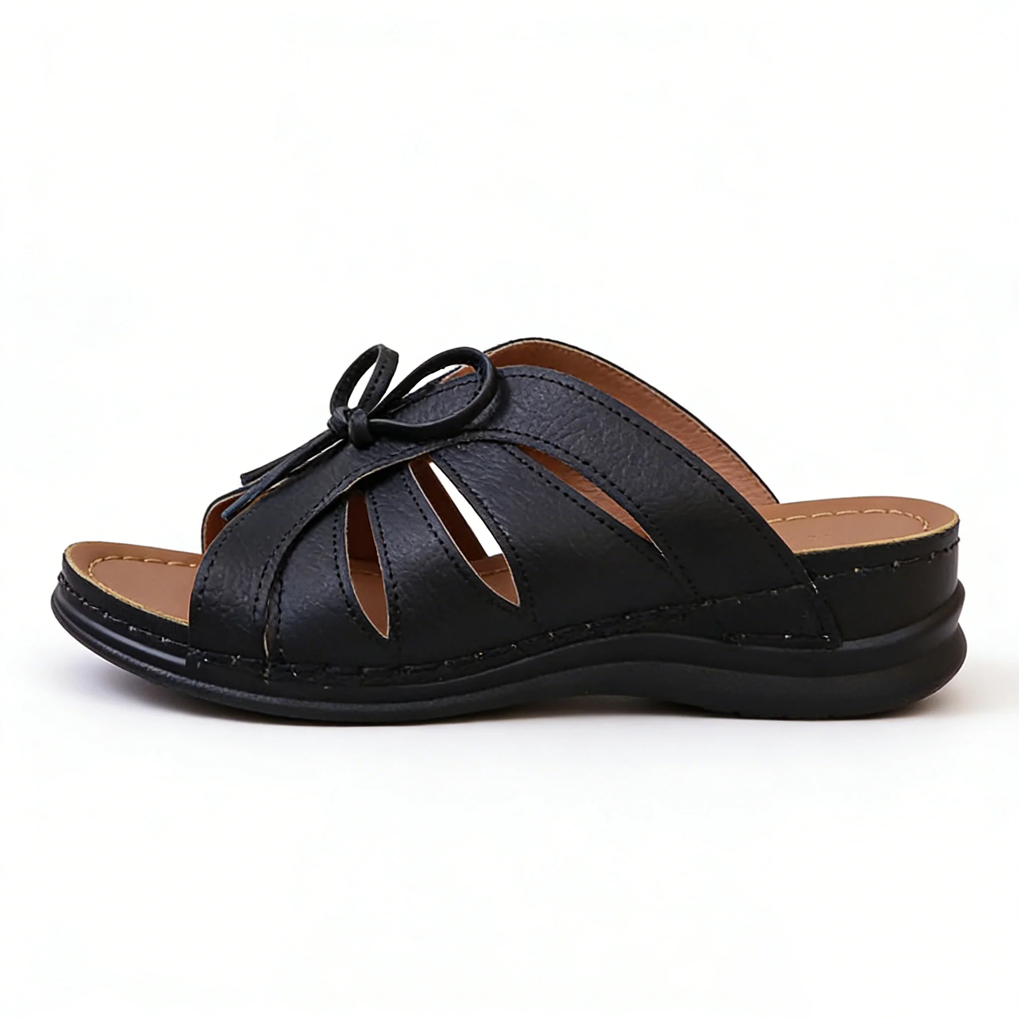 LETZTER TAG SALE – 80 % RABATT Damen Sandale mit weichem Absatz