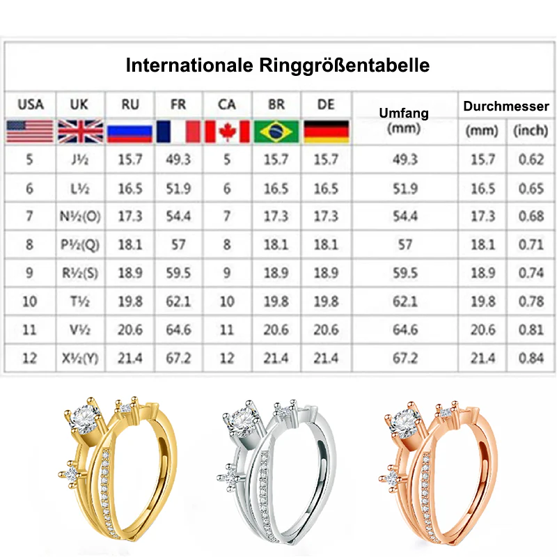 🔥 LETZTER TAG -80% 💎 CZTICLE® Lym-MagneChic-Diamantring - Image 8