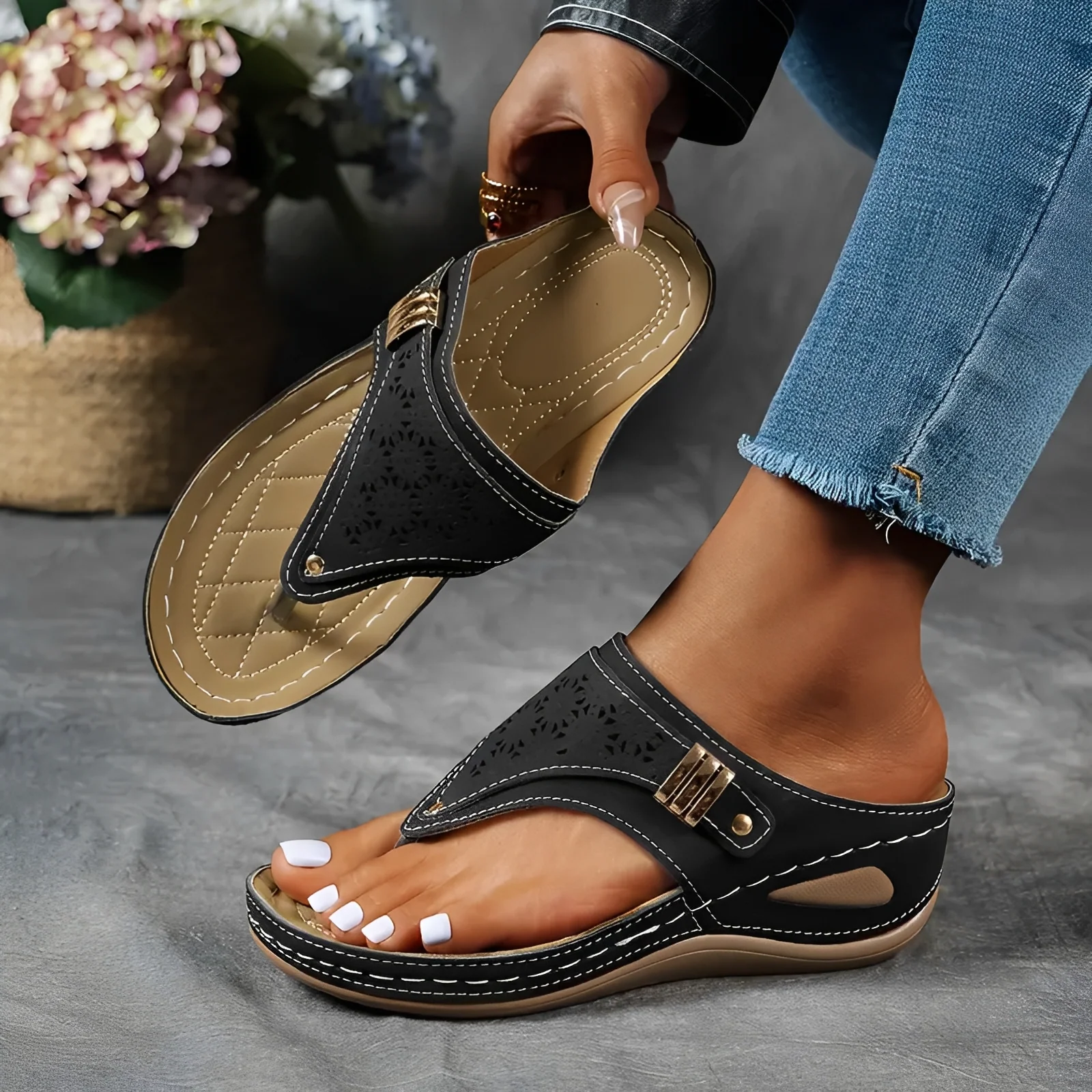 🎉Sommer-Hit-Sale 50%✨⛱️Atmungsaktive Sportsandalen aus Mesh mit rutschfester Sohle