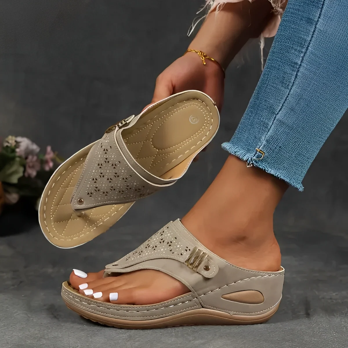 🎉Sommer-Hit-Sale 50%✨⛱️Atmungsaktive Sportsandalen aus Mesh mit rutschfester Sohle - Image 6