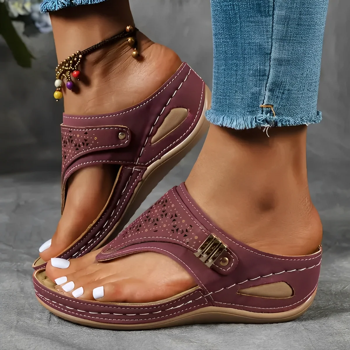 🎉Sommer-Hit-Sale 50%✨⛱️Atmungsaktive Sportsandalen aus Mesh mit rutschfester Sohle - Image 8
