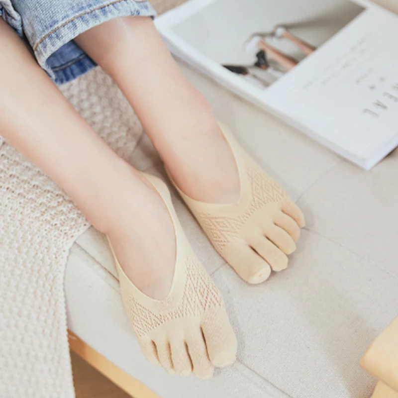 (🔥Heißer Verkauf🔥) 🎉 Flache Fünf-Zehen-Socken für den Sommer - Image 5